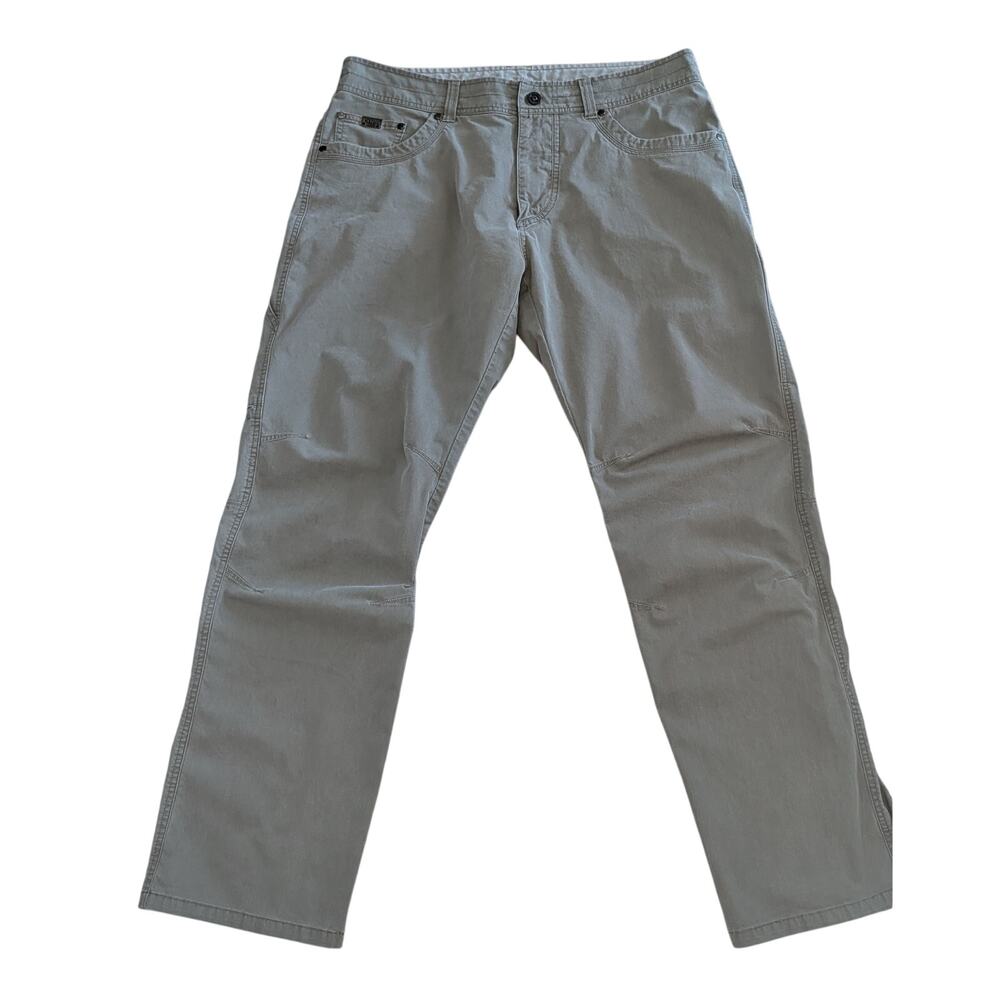 Kuhl Revolver Pants Khaki Men’s Size 36x32 Lightweight Stretch Hiking Travel - Picture 3 of 10